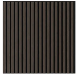 Akustikpanel mørk eg 60x60,5x1,3cm