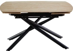 Alicante 190x90x73cm sintret sten beige/sort
