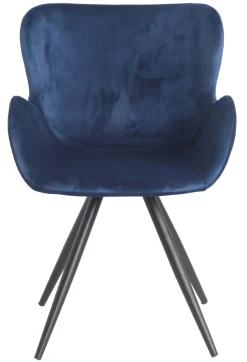 Alma velour blå