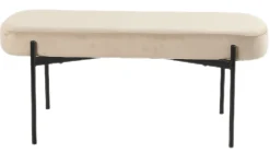 Amalie velour beige/sort