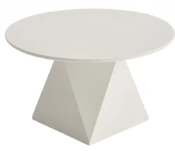 Aura creme hvid ø80x45cm