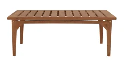 Bella bord teaktræ 60x120x45cm