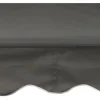 Åben markise 400x250cm antracitgrå/antracitgrå