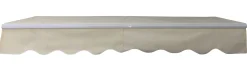 Åben markise 300x200cm creme/hvid