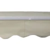 Åben markise 300x250cm creme/hvid
