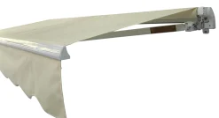 Åben markise 400x250cm creme/hvid
