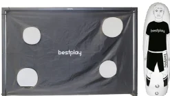 Bestplay fodboldmål 150x100cm + air dummy
