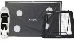 Bestplay fodboldmål 300x200cm + rebounder 170x170cm + airdummy 180cm