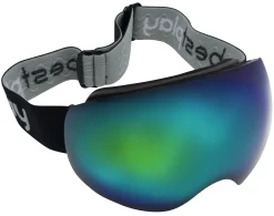 Bestplay skibrille voksen gul og blå