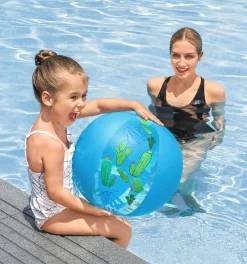 Bestway Badebold blå med print ø51cm