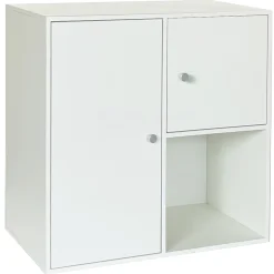 Drammen væghængt hvid 69,6x69,6x38cm