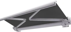 Elektrisk markise lukket 300x250cm antracitgrå/hvid