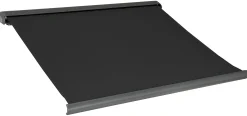 Elektrisk markise lukket 300x250cm sort/antracitgrå