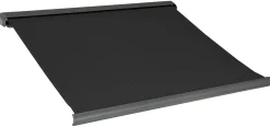 Elektrisk markise lukket 400x300cm sort/antracitgrå