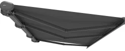 Elektrisk markise lukket 700x300cm antracitgrå/antracitgrå