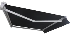 Essence åben elektrisk markise 350x300cm sort/hvid