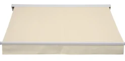 Essence åben elektrisk markise 250x200cm creme/hvid