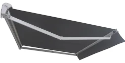 Essence åben elektrisk markise 350x300cm antracitgrå/hvid