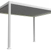 Essence elektrisk LED pergola med lameltag 400x300cm hvid