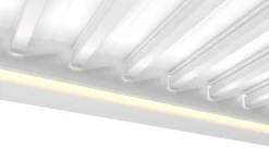 Essence elektrisk LED pergola med lameltag 400x300cm hvid