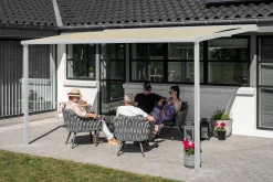 Essence elektrisk pergola markise 400x300cm hvid/creme
