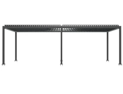 Essence elektrisk pergola med lameltag 600x300cm antracit