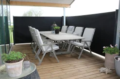 Essence læsejl lukket 400x160cm sort/sort