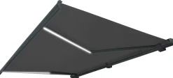 Essence Premium LED lukket 450x300cm antracitgrå/antracitgrå