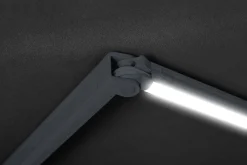 Essence Premium LED lukket 450x300cm sort/antracitgrå