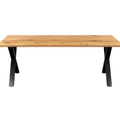 Firenze med krydsben og 2 planker 200x95x71cm eg natur/sort
