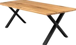 Firenze med krydsben 200x95x74cm eg natur/sort