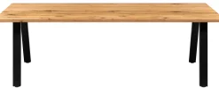 Firenze med skråben 220x95x74cm eg natur/sort
