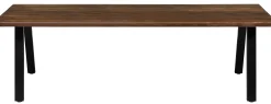 Firenze med skråben 240x95x74cm eg smoked/sort