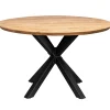 Forli 120x120x74cm eg natur/sort