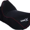GameX gamer sækkestol sort/rød