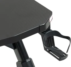 GameX med LED 120x60cm sort/sort