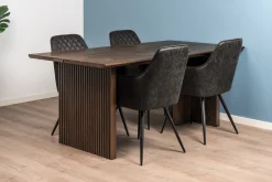 Hanne med drejefunktion suede sort