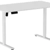 Hæve sænkebord hvid 140x80cm
