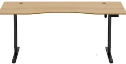 Hæve sænkebord PLUS natur 200x100cm