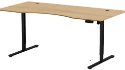 Hæve sænkebord PLUS natur 200x100cm