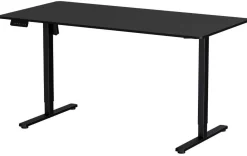 Hæve sænkebord sort 160x80cm