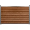 Komposithegn med 2 stolper 104cm brun