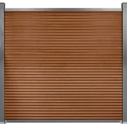 Komposithegn med 2 stolper 164cm brun