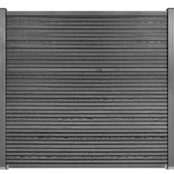 Komposithegn med 2 stolper 179x180cm antracitgrå/grå