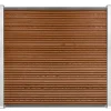 Komposithegn med 2 stolper 179x180cm brun/alu