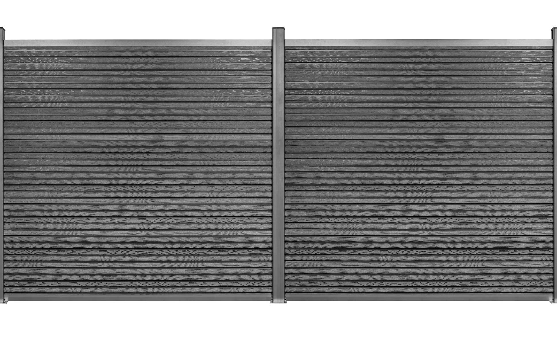 Komposithegnsæt 353x164cm antracitgrå