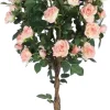 Kunstig Rosetræ lyserød 140 cm