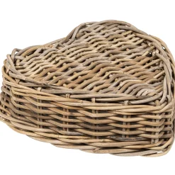 Kurv hjerteformet 42x44x13cm