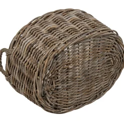 Kurv oval med håndtag 60x47x28cm