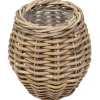 Kurv rund kubu rattan ø20x20cm